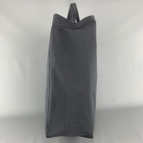 ACNE STUDIOS  Navy Canvas Leather Snap Tote Bag