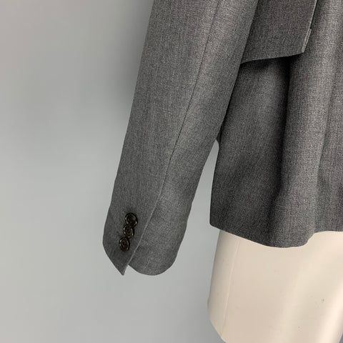 Noir KEI NINOMIYA Size M Grey Wool  Mohair Layered Jacket