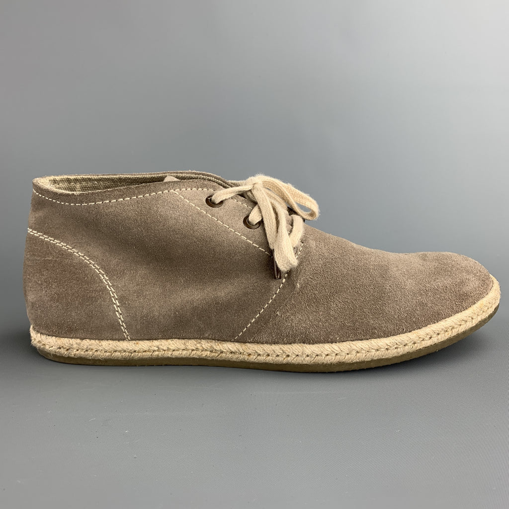 ALLSAINTS SPITALFIELDS Size 8 Taupe Suede Lace Up Chukka Boots AllSaints Brown Boots for Men for Sale | Shop New & Used  main image 3