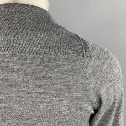 FIFTH AVENUE SHOE REPAIR Size S Dark Gray Knitted Wool Blend Pullover