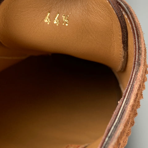 CHRISTIAN LOUBOUTIN Taille 11,5 Chaussures à lacets en daim perforé marron
