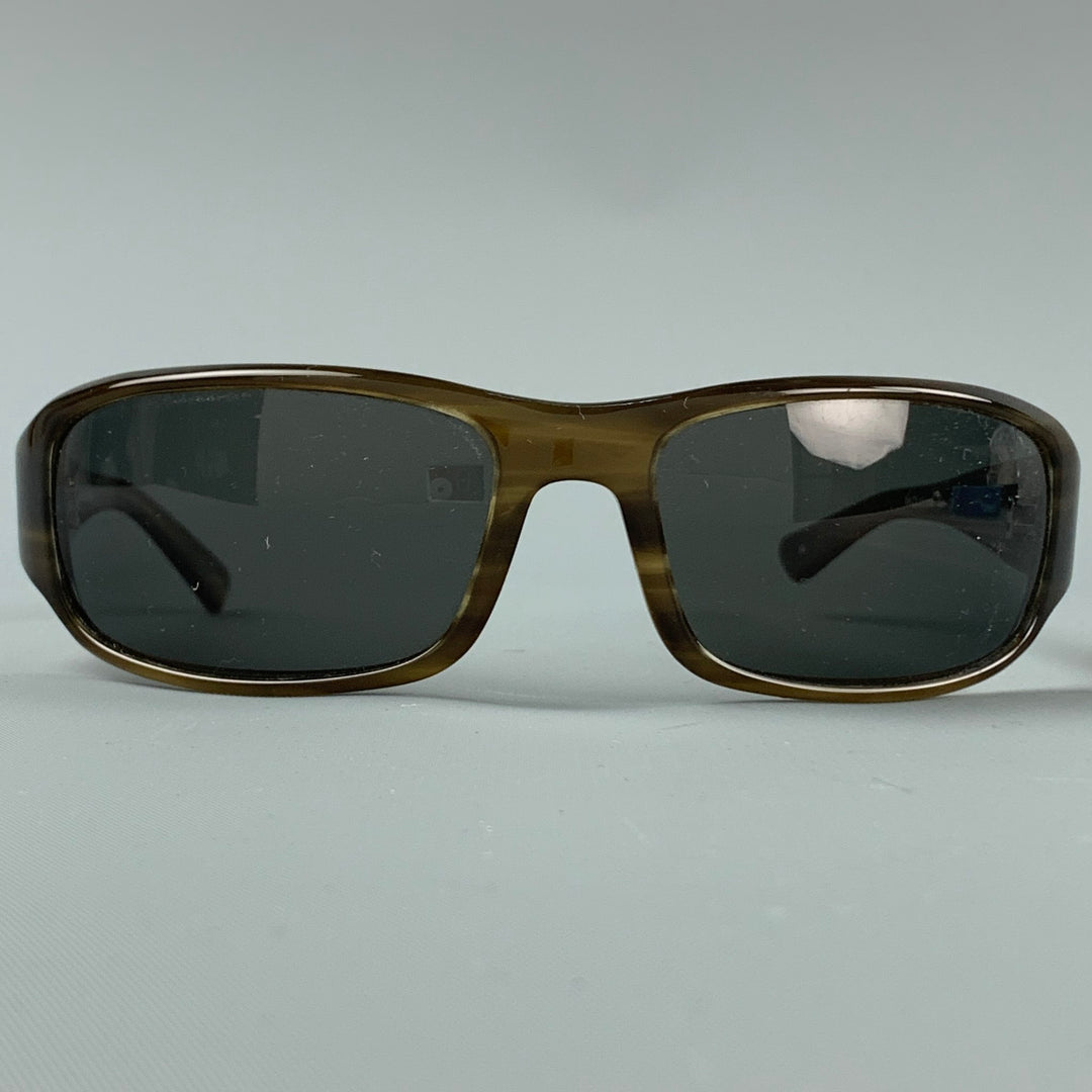 OLIVER PEOPLES Gafas de sol polarizadas de acetato marrón