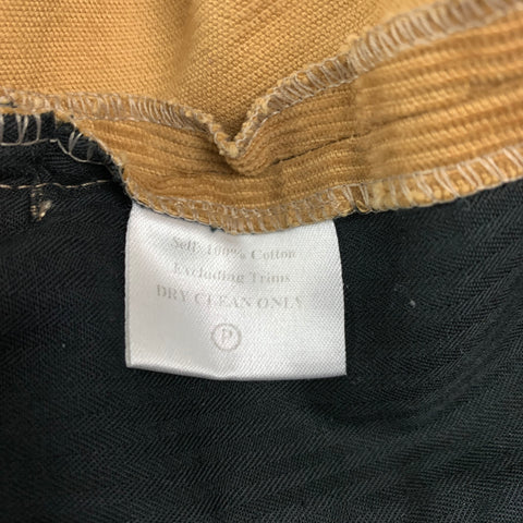 SHIPLEY and HALMOS Size 34 Mustard Corduroy Cotton Button Fly Casual Pants