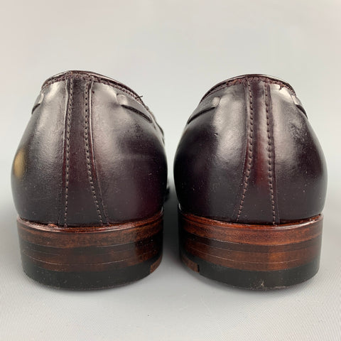 ALDEN Size 7 Dark Brown Horween Leather D7103 Tassels Loafers