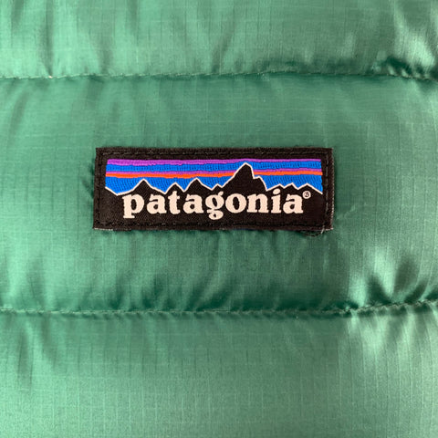 PATAGONIA Chest Size XL Size XL Green Quilted Polyester Zip Up Vest