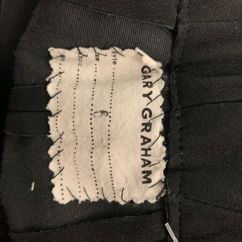 GARY GRAHAM Talla 6 Pantalón casual capri de ante negro