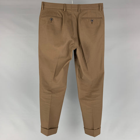 UNITED ARROWS Size S Brown Flat Front Casual Pants