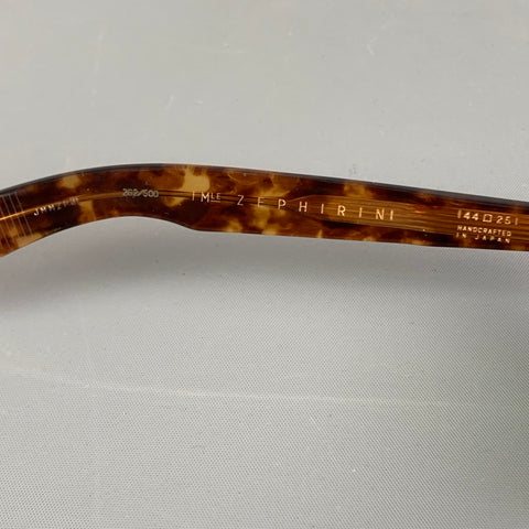 JACQUES MARIE MAGE Brown Tortoise Shell Acetate Sunglasses & Eyewear