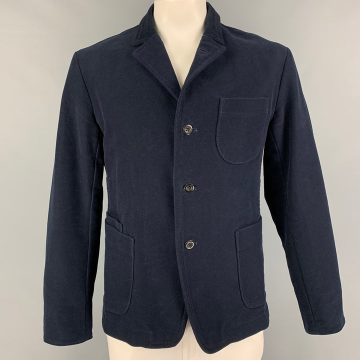 45rpm Size XL Navy Cotton Patch Pocket Jacket
