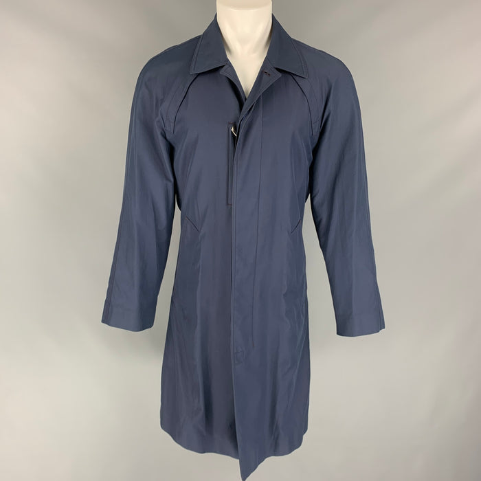 MARC JACOBS Talla 40 Abrigo azul marino de poliamida / algodón