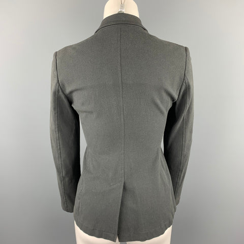 GIANFRANCO FERRE Size 6 Slate Notch Lapel Blazer