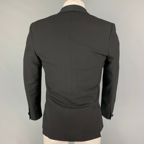 BAND OF OUTSIDERS Size 36 Black Wool Shawl Collar Sport Coat