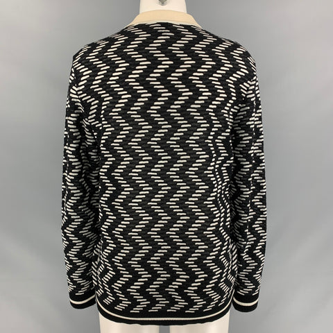 M MISSONI Size 8  Black Grey Knitted Viscose Blend Dress Top