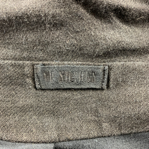 CP SHADES Taille S Veste à revers cranté en laine/lin beige