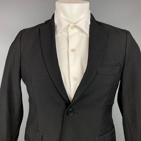 3.1 PHILLIP LIM Size 36 Black Wool / Polyamide Notch Lapel Sport Coat