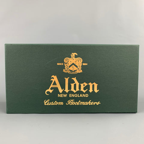 ALDEN Bootmaker Edition Talla 6.5 Zapatos con cordones de cuero tostado 9528