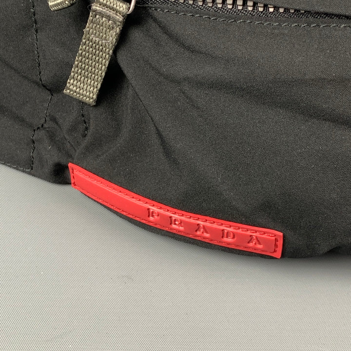 Sac banane PRADA SPORT en polyester / polyuréthane noir
