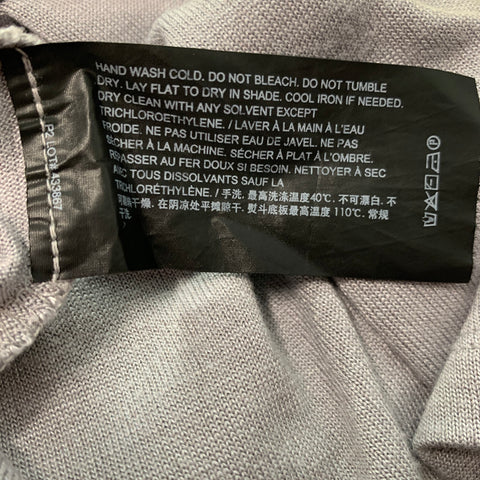 THEORY Size M Grey Modal Blend Jersey T-shirt