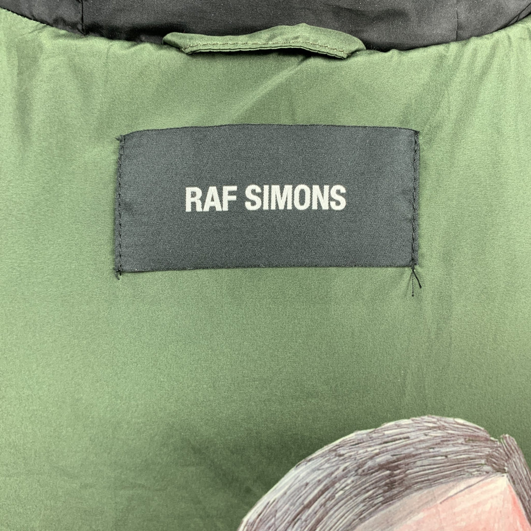 RAF SIMONS - TO THE ARCHIVES NO LONGER RELEVANT Size S Black Down Filled Jacket
