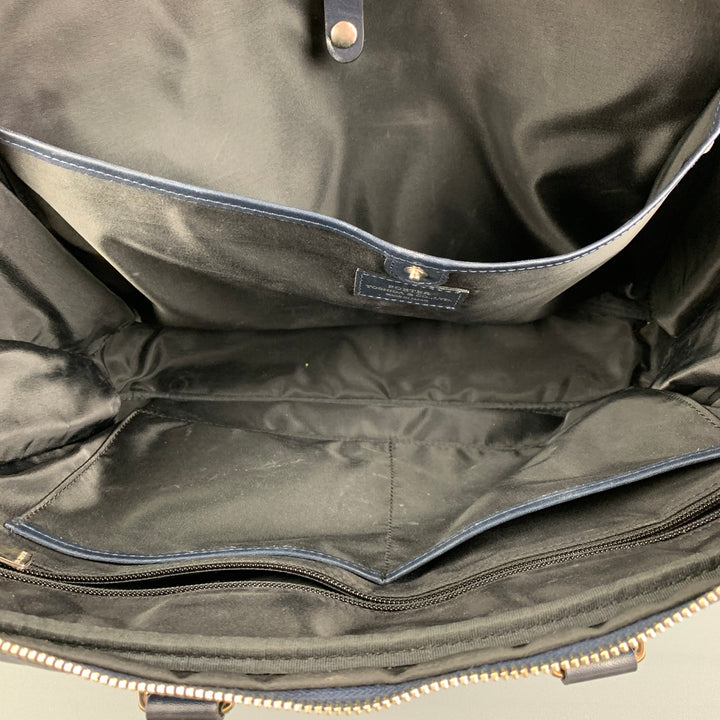 PORTER YOSHIDA & Co. Navy Leather Travel Bag