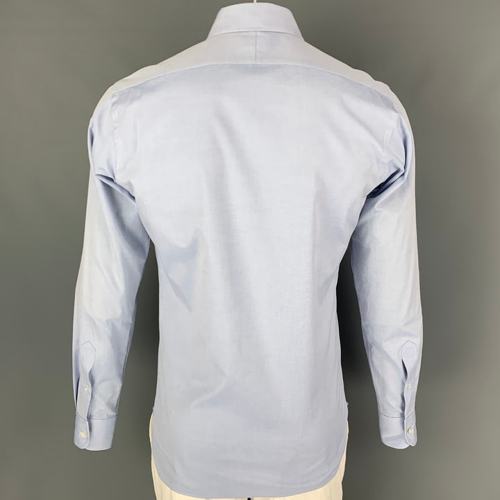 HAMILTON Size L Blue Long Sleeve Shirt