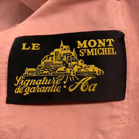 LE MONT ST.MICHEL Size 48 Orange Sorbet Cotton Jacket