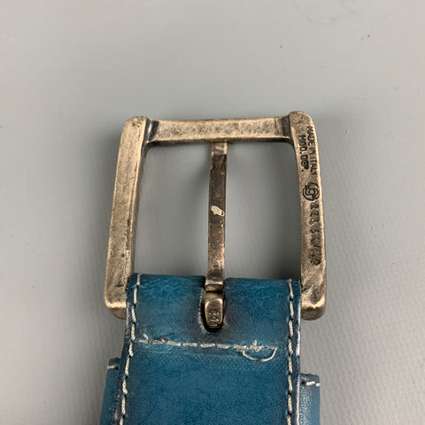 STATE OF ART Size 40 Blue Antique Leather Belt