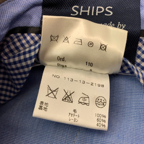 SHIPS Taille 28 Pantalon habillé brun à devant plat