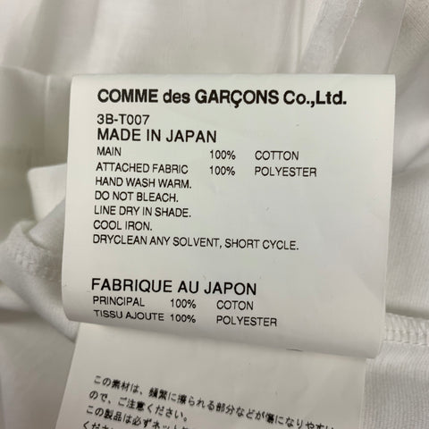 NOIR KEI NINOMIYA Jersey Blanco Algodón Poliéster Talla S