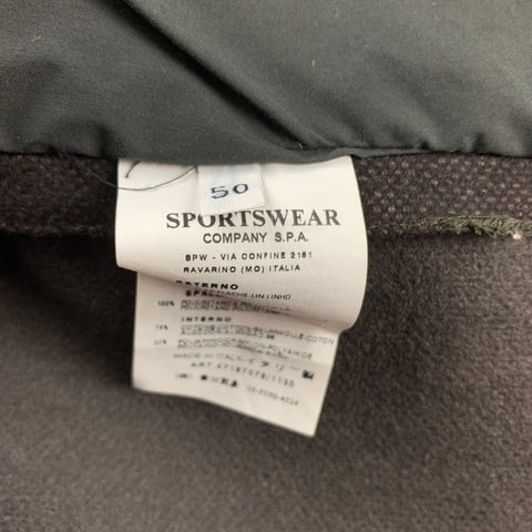 CP COMPANY Size 40 Brown Flax / Wool Double Breasted Coat