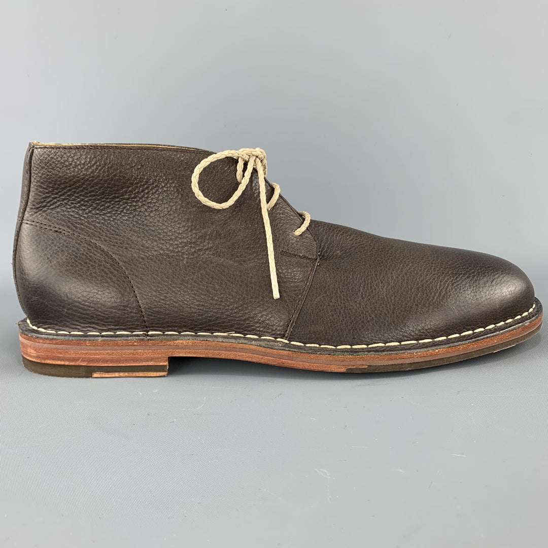 COLE HAAN Size 11 Brown Leather Chukka Boots