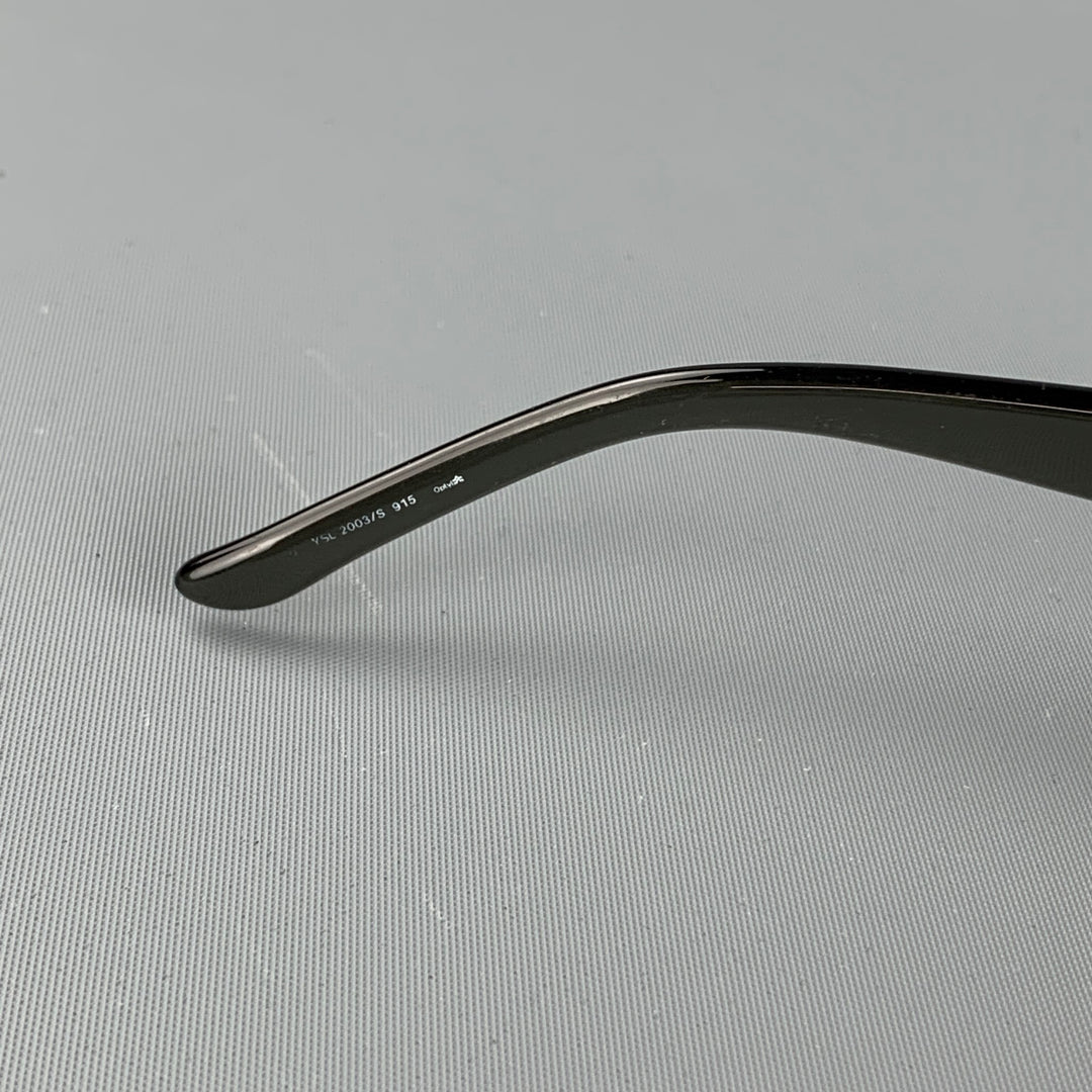 YVES SAINT LAURENT by TOM FORD Grey Acetate Clear Lens Sunglasses