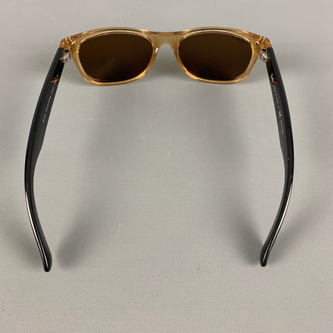 RAY-BAN Amber Black Two Tone Acetate Sunglasses & Eyewear