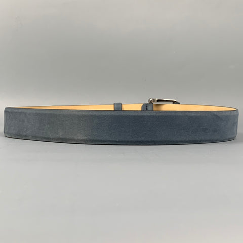 TOD'S Cinturón Ante Azul Talla 36