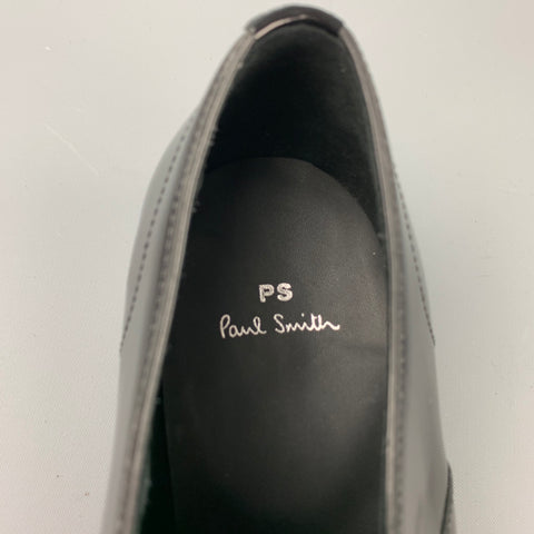 PS by PAUL SMITH Size 9 Black Leather Cap Toe Lace Up Shoes