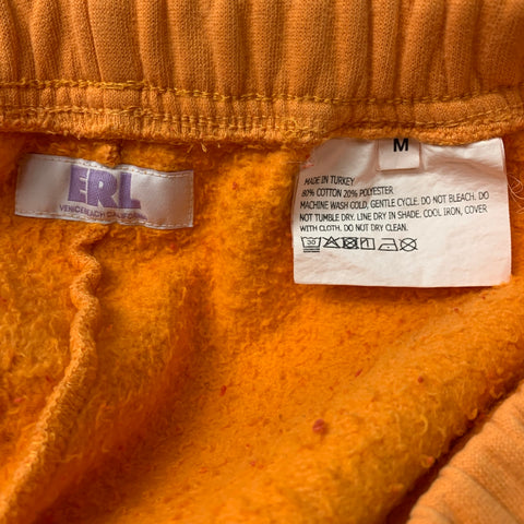 ERL Size M Orange Cotton  Polyester Cutout Shorts