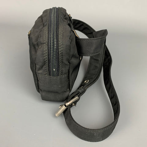 PRADA Size S Black Nylon Belt Handbag