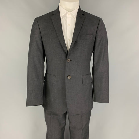 THOM BROWNE pour BARNEY'S Taille 38 Costume Gris à Revers Cranté