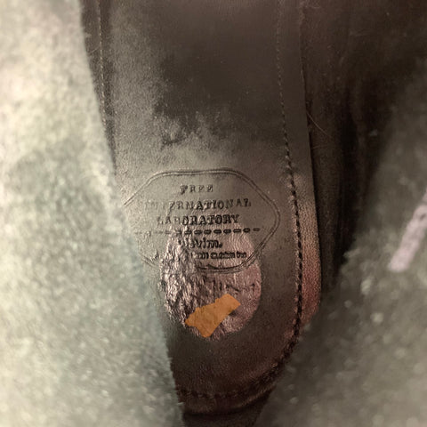 VISVIM Gila Talla 9.5 Zapatillas de deporte tipo mocasín de ante negro