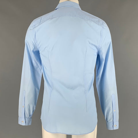 PAUL SMITH Size S Blue Cotton Long Sleeve Shirt