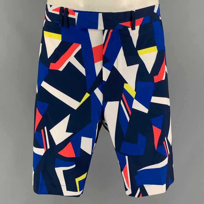RLX by RALPH LAUREN Size 38 Multi-Color Print Polyester Shorts
