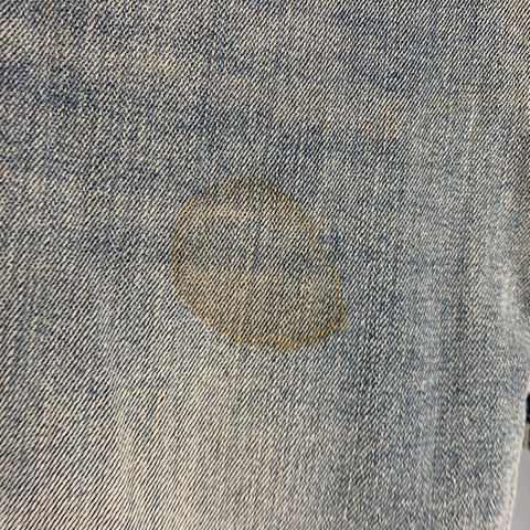 SAINT LAURENT Size 32 Light Blue Washed Denim Slim Jeans