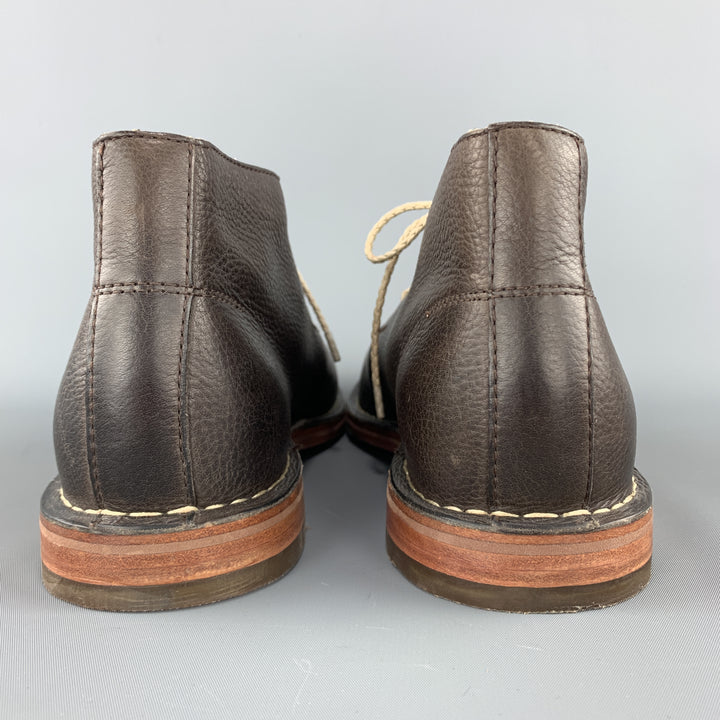 COLE HAAN Size 11 Brown Leather Chukka Boots