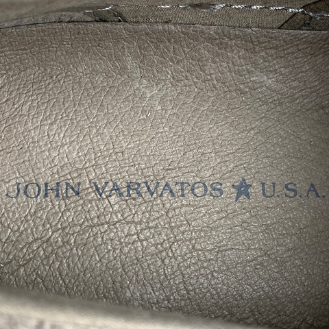 JOHN VARVATOS Size 10 Light Brown Suede Slip On Loafers