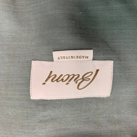 BRIONI Size L Blue Cotton Long Sleeve Shirt