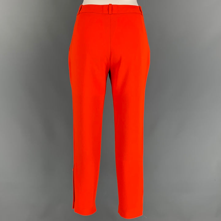 ALTUZARRA Size 4 Orange Triacetate Blend Dress Pants
