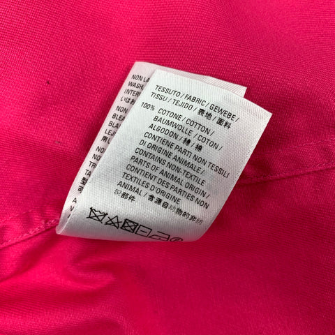 BALENCIAGA Size L Pink Cotton Oversized Long Sleeve Shirt