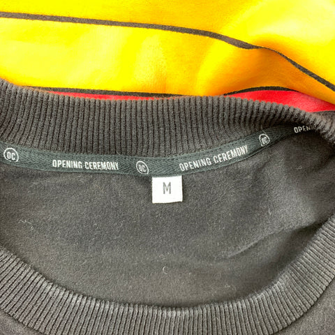 OPENING CEREMONY Size M Black Kodak Film Cotton Sweatshirt