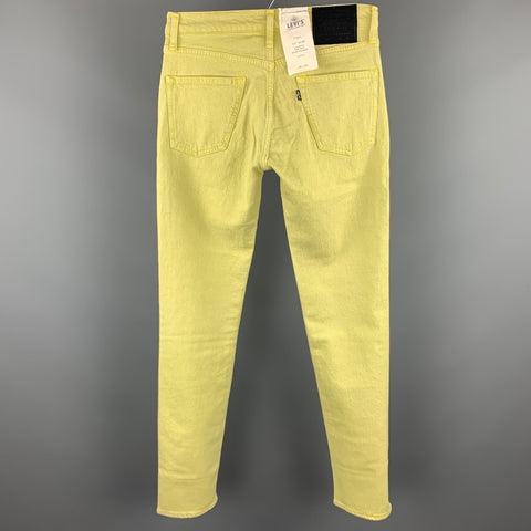 LEVI'S MADE & CRAFTED 511 Size 29 Pistachio Denim Zip Fly Slim Jeans