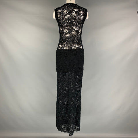 IRO Size M Black Cotton Blend Lace Shift Dress – Sui Generis Designer Consignment